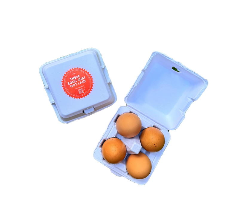 Load image into Gallery viewer, &quot;Just Got Laid&quot; 4-Egg Carton
