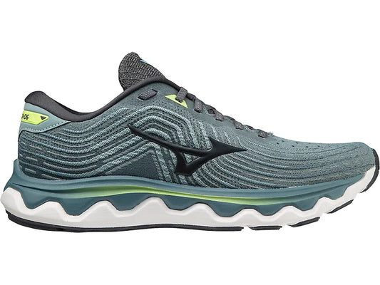 Men's Mizuno Wave Horizon 6, Smoke Blue-Ebony, 15 D Medium - Skoutley Outdoors LLC