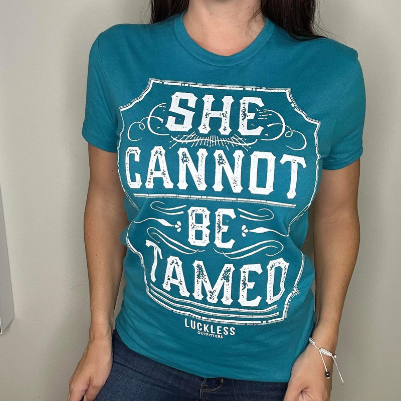 Load image into Gallery viewer, She Cannot Be Tamed | Teal
