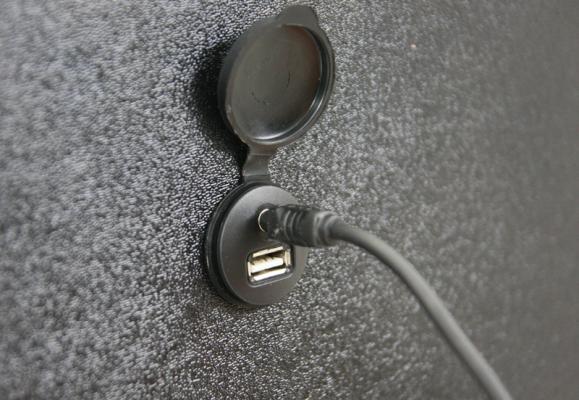 Load image into Gallery viewer, AUX and USB Charge add-on for WP Overhead Systems

