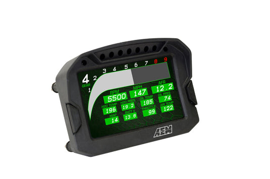 AEM CD-5G Carbon Digital Dash Display w/ Interal 10Hz GPS & Antenna 30-5602