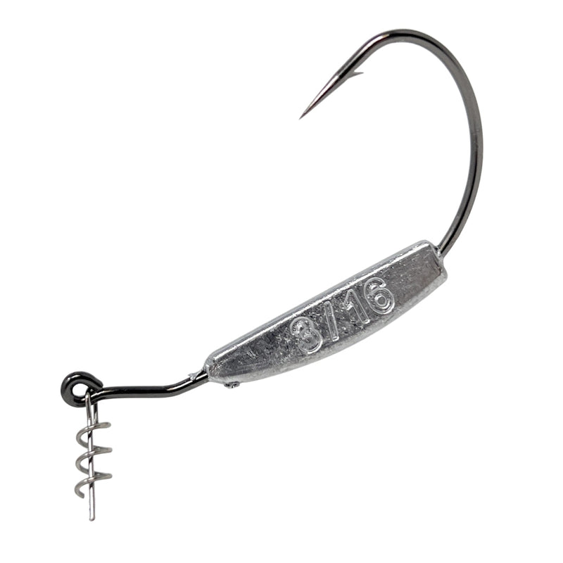 Load image into Gallery viewer, Reaction Tackle Lead Weighted Swimbait Hooks (10-PACK)
