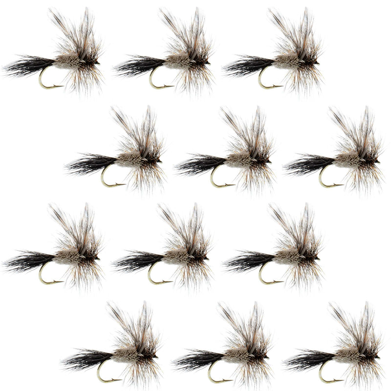 Load image into Gallery viewer, Adams Irresistible Classic Dry Fly - 1 Dozen Flies Hook Size 12
