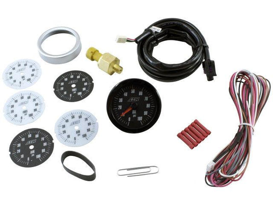 AEM Electronics Analog Pressure Gauge 0 - 100 PSI
