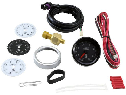 AEM Electronics Analog Metric Boost Gauge 0 - 6.9 Bar