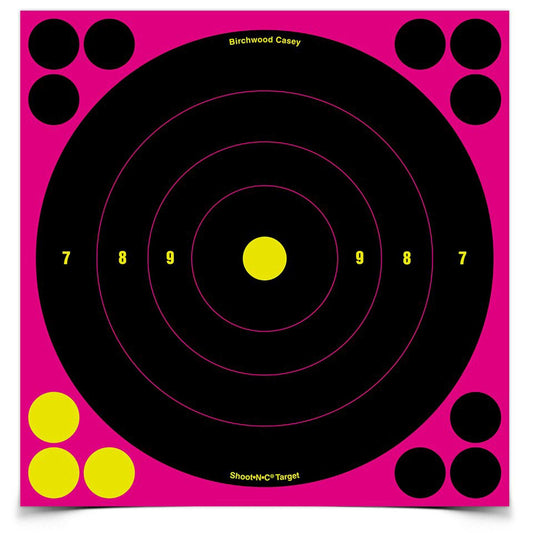 B/c Sht-n-c Bullseye Tgt Pink 6-8 - Skoutley Outdoors LLC