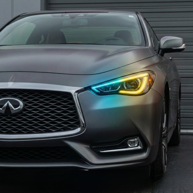Load image into Gallery viewer, Infiniti Q60 Multicolor Flow DRL Boards (2016-2022)
