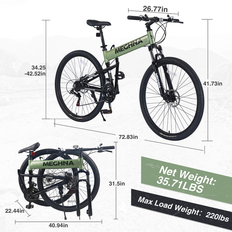 Load image into Gallery viewer, Meghna XM2 Folding Bike - 29"
