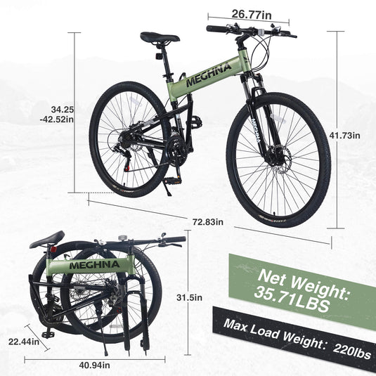 Meghna XM2 Folding Bike - 29"