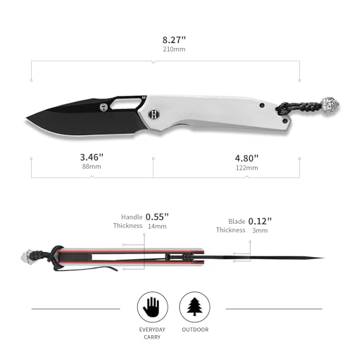 Load image into Gallery viewer, The Sentinel Folding Knife Giftset (black blade+dark grey/red liner G10 handle)
