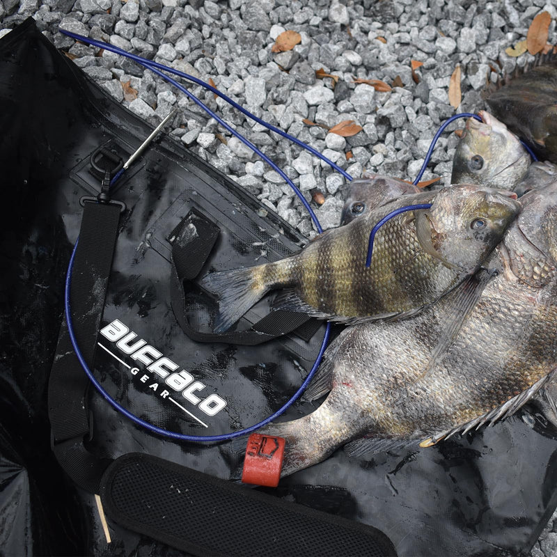 Load image into Gallery viewer, 32'' Waterproof Fish Bag With Aerator Pocket for Live Bait
