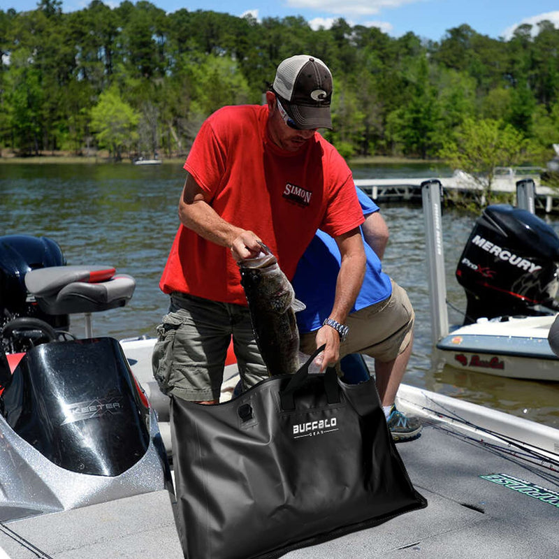 Load image into Gallery viewer, 32'' Waterproof Fish Bag With Aerator Pocket for Live Bait
