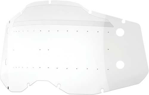 100% Accuri 2/Racecraft 2/Strata 2 Forecast Lens - With Bumps - Clear 59100-00001