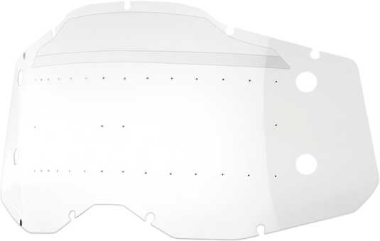 100% Accuri 2/Racecraft 2/Strata 2 Forecast Lens - With Bumps - Clear 59100-00001