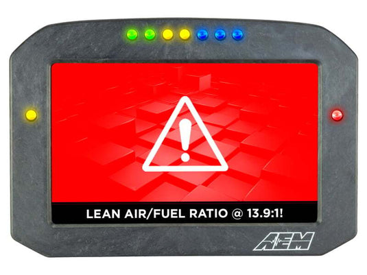 AEM CD-7G Carbon Flush Digital Dash Display w/ Internal 20Hz GPS & Antenna 30-5702F