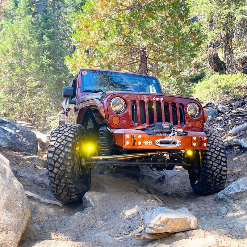 Load image into Gallery viewer, Gauntlet Series Front Stubby Bumper for Jeep JK Wrangler (2007-2018)
