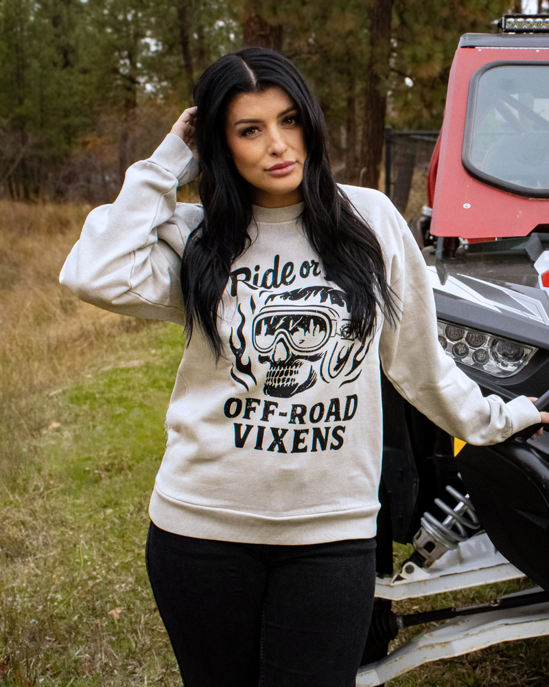 Load image into Gallery viewer, Raise Hell Heavyweight Crew Sweatshirt
