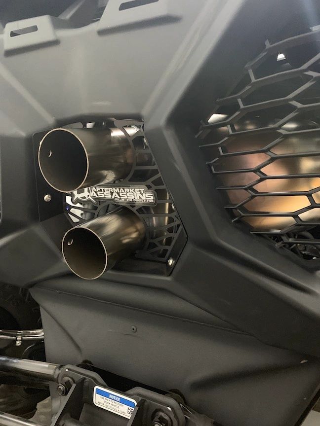 Load image into Gallery viewer, Aftermarket Assassins Full Exhaust for 2017+ Can-Am X3 Sidekick 3"
