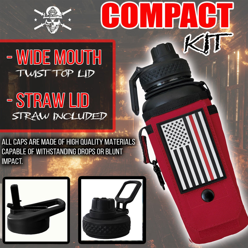 Load image into Gallery viewer, 32oz Compact Battle Bottles
