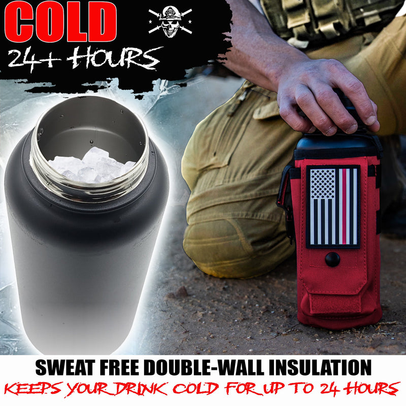 Load image into Gallery viewer, 32oz Compact Battle Bottles
