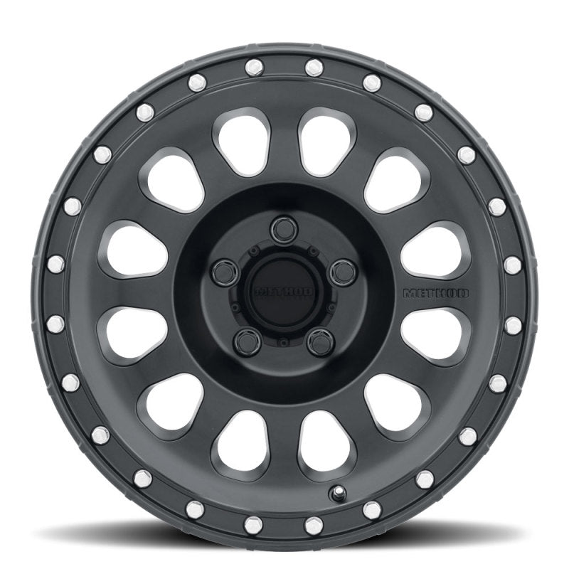 Load image into Gallery viewer, Method MR315 17x8.5 0mm Offset 5x5 71.5mm CB Matte Black Wheel
