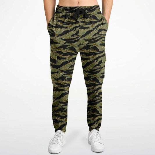 Rad Palm Tiger Stripe Cargo Joggers