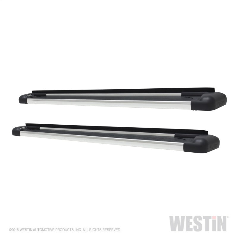 Load image into Gallery viewer, Westin SG6 Polished Aluminum Running Boards 74.25 in
