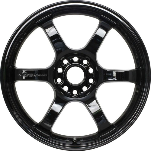 Gram Lights 57DR 15x8 / +35mm / 4x100 Gloss Black Wheel