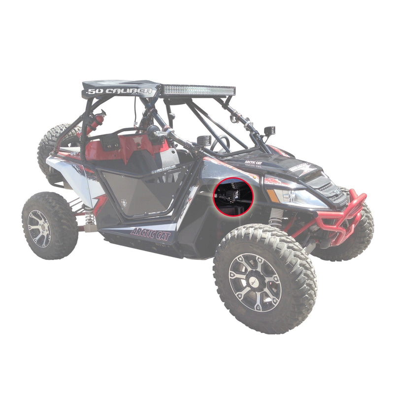 Load image into Gallery viewer, Fender well LED Pod Mount Brackets for Arctic Cat Wildcat
