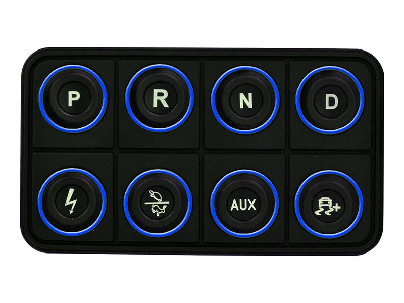 Load image into Gallery viewer, AEM EV 8 Button Keypad CAN Based Programmable Backlighting 30-8400

