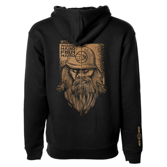 STLHD Men’s Work Hard Fish Hard Premium Hoodie