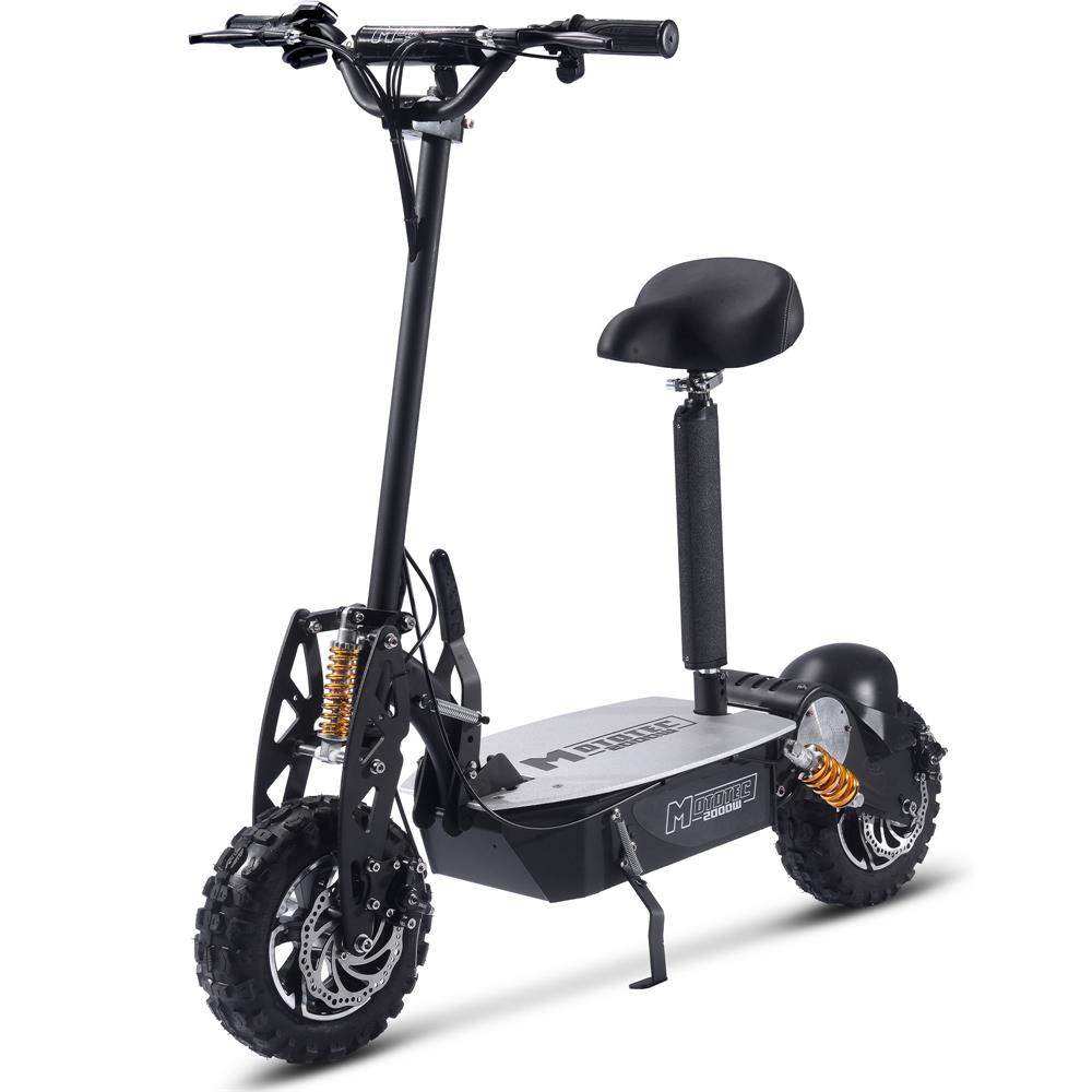 2000w 48v Electric Scooter Black - Skoutley Outdoors LLC