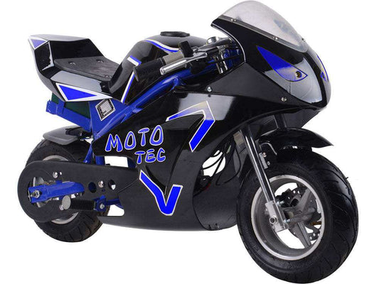 Electric Pocket Bike Gt 36v 500w Blue - Skoutley Outdoors LLC