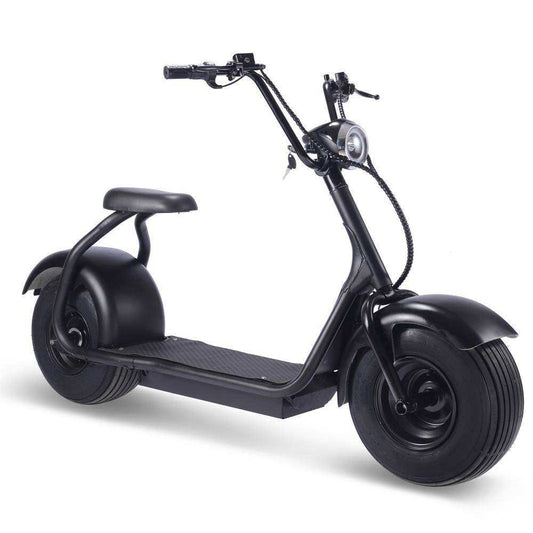 Fat Tire 60v 18ah 2000w Lithium Electric Scooter Black - Skoutley Outdoors LLC