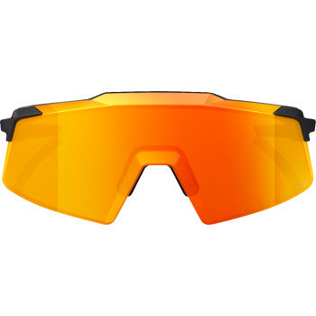 Load image into Gallery viewer, 100% Aerocraft Sunglasses - Soft Tact Black - HiPER Red 60032-00010
