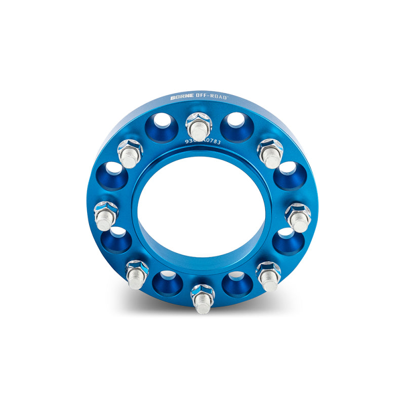 Load image into Gallery viewer, Borne Off-Road Wheel Spacers 8X165.1 121.3 45 M14 Blu
