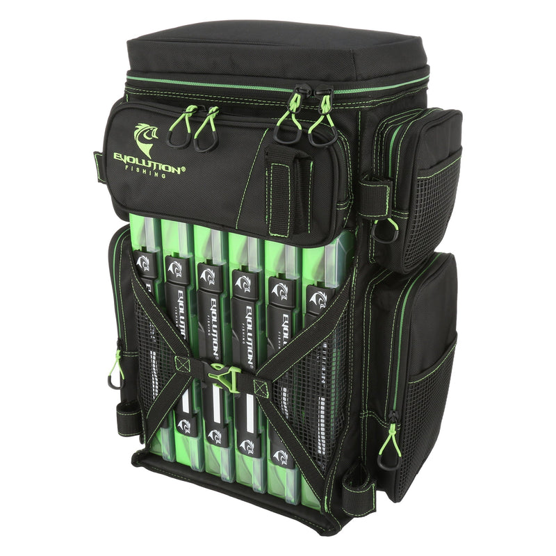 Load image into Gallery viewer, Drift Series 3700 Tackle Backpack with Rod Holders &amp; QuikLatch Trays
