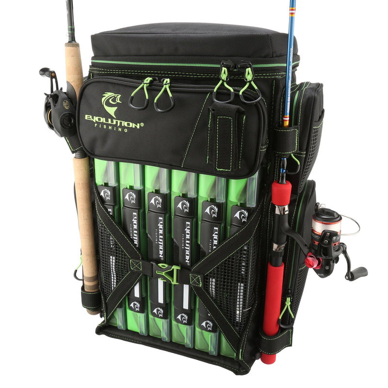 Load image into Gallery viewer, Drift Series 3700 Tackle Backpack with Rod Holders &amp; QuikLatch Trays
