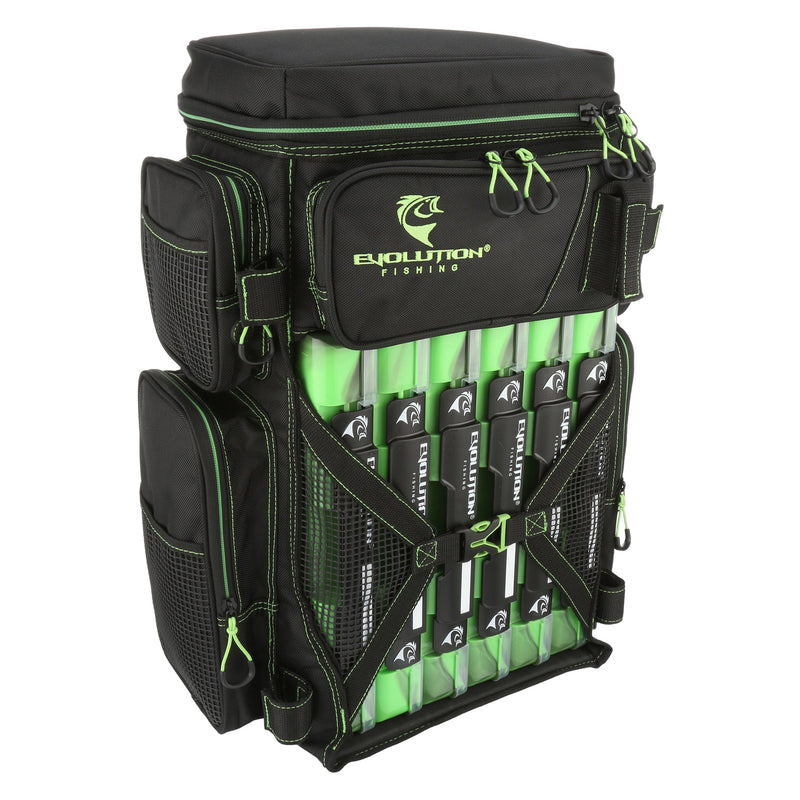 Load image into Gallery viewer, Drift Series 3700 Tackle Backpack with Rod Holders &amp; QuikLatch Trays
