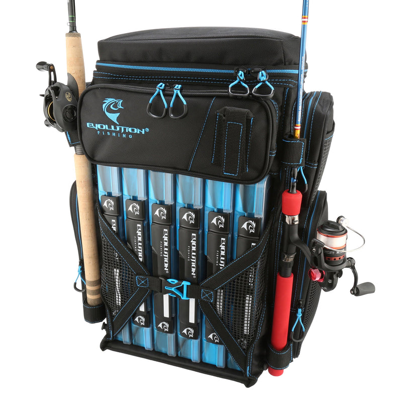 Load image into Gallery viewer, Drift Series 3700 Tackle Backpack with Rod Holders &amp; QuikLatch Trays
