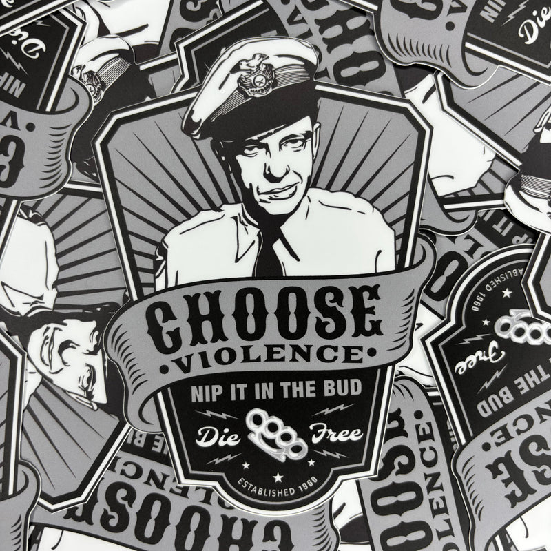 Load image into Gallery viewer, CHOOSE VIOLENCE DECAL
