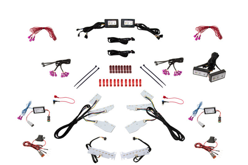 Load image into Gallery viewer, Diode Dynamics 17-20 Chevrolet Camaro ZL1 RGBWA Upper &amp; Lower DRL Boards
