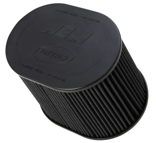 AEM Induction AEM Dryflow 4in. X 9in. Oval Straight Air Filter 21-2259BF