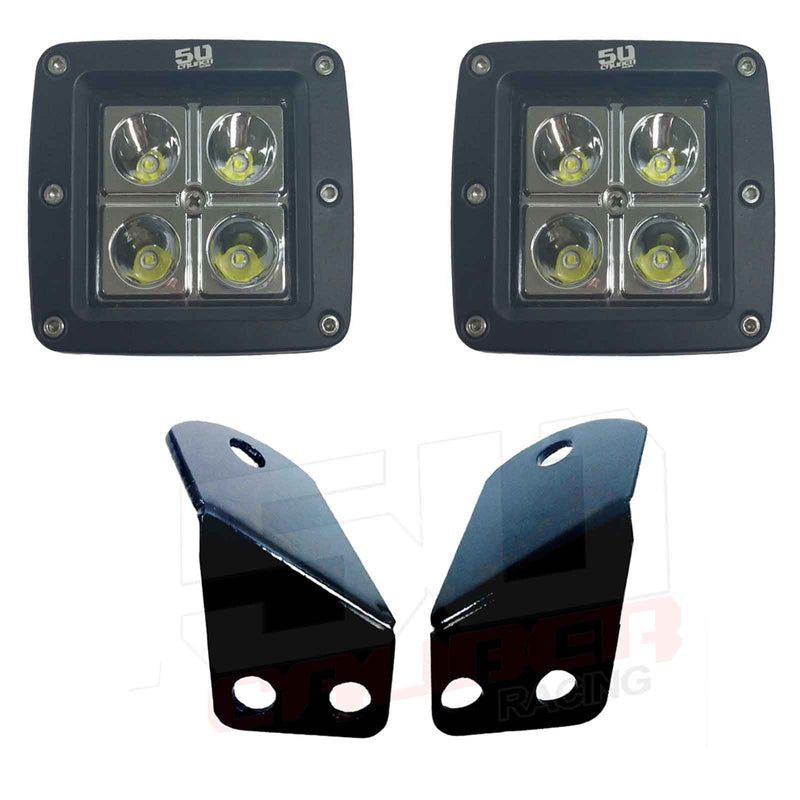 Load image into Gallery viewer, A-Pillar Pod Light Mount Brackets for Arctic Cat Wildcat
