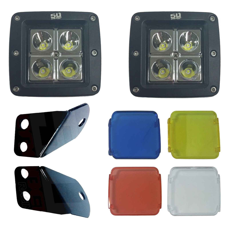 Load image into Gallery viewer, A-Pillar Pod Light Mount Brackets for Arctic Cat Wildcat
