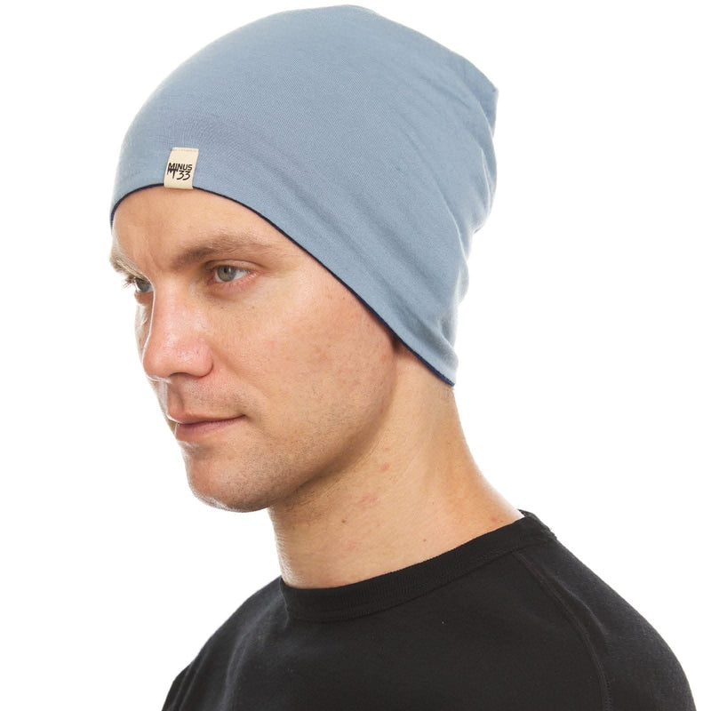 Load image into Gallery viewer, Microweight Reversible Wool Beanie - Woolverino
