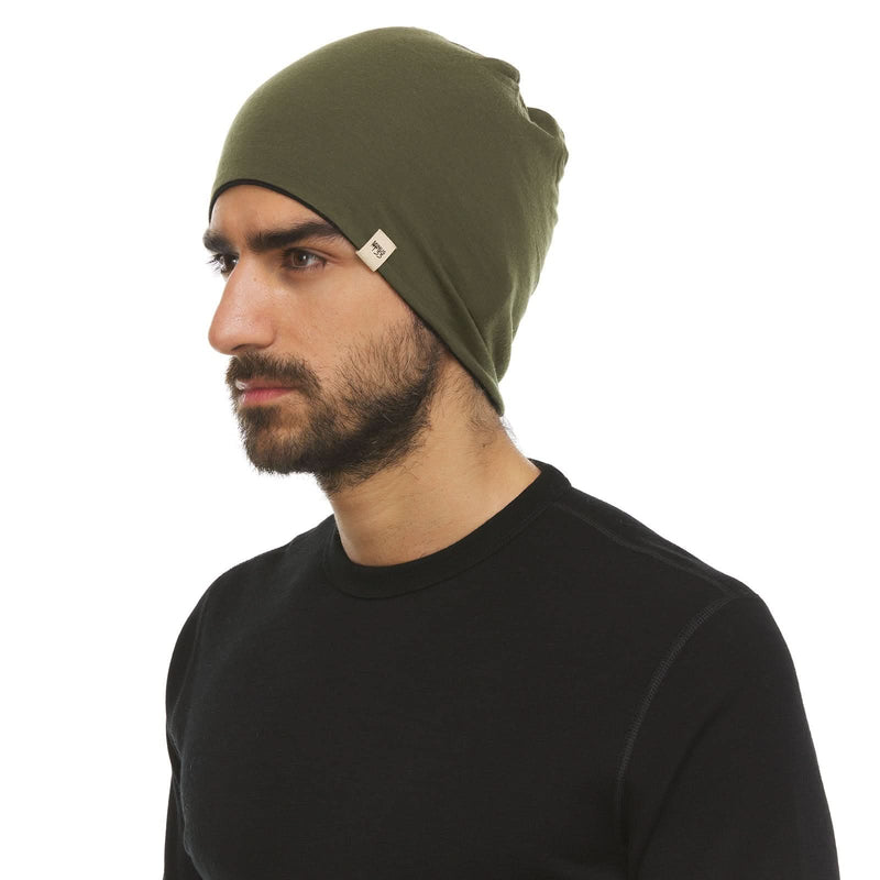 Load image into Gallery viewer, Microweight Reversible Wool Beanie - Woolverino
