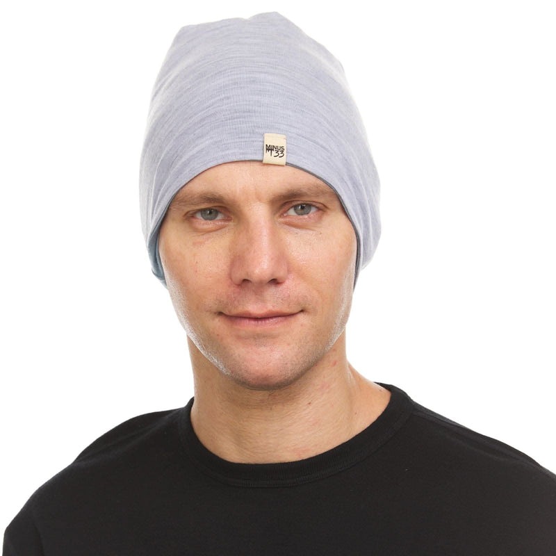 Load image into Gallery viewer, Microweight Reversible Wool Beanie - Woolverino

