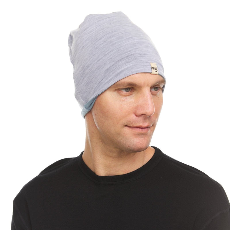 Load image into Gallery viewer, Microweight Reversible Wool Beanie - Woolverino
