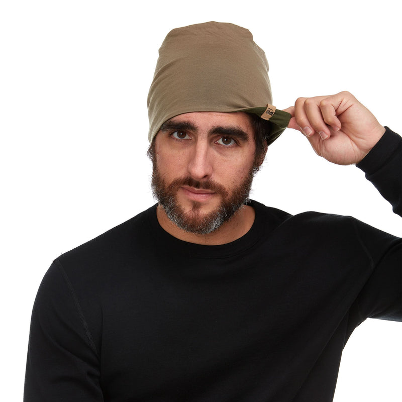 Load image into Gallery viewer, Microweight Reversible Wool Beanie - Woolverino
